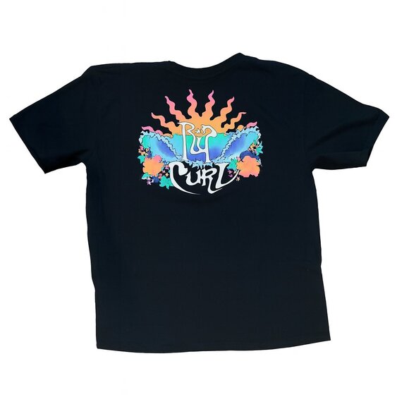 Rip Curl Kidswear Black Surf Graphic Tee (14/L, 164 cm) - Picture 1 of 9